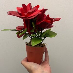 💥Faux Poinsettia Christmas Holiday Flower